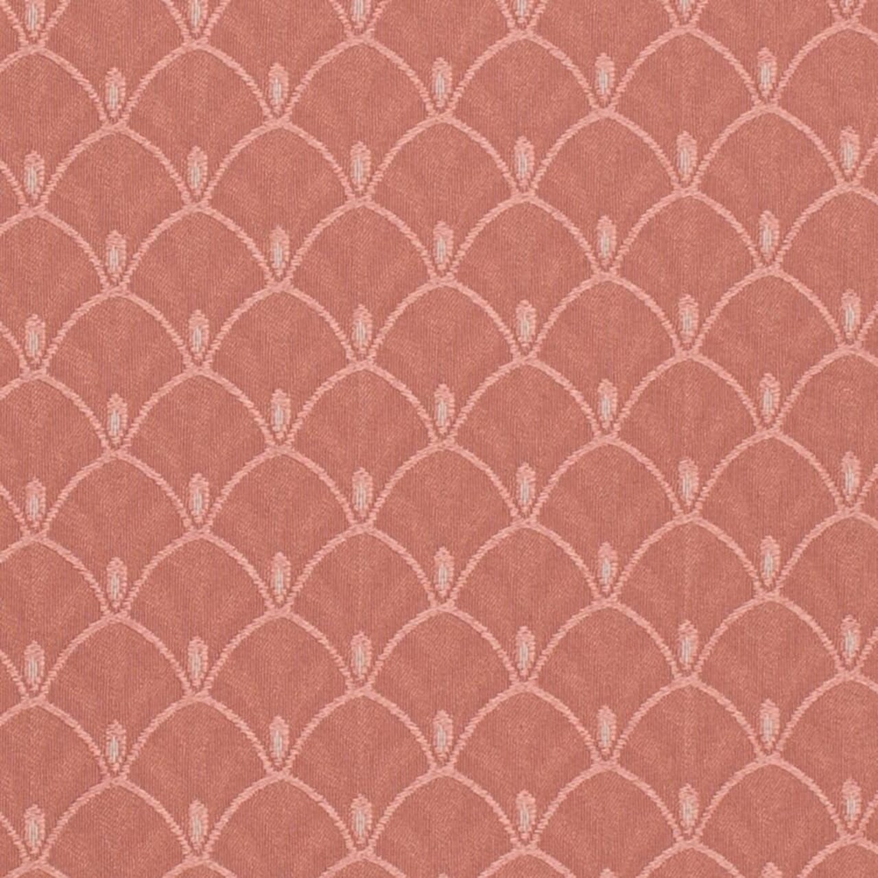 Rose Olivia - Coral & Peach,Pink Abstract & Geometric Upholstery Fabric 54 Inches"